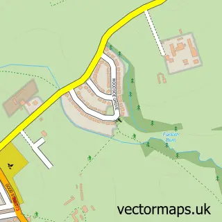 Street map sample of Sleepy Valley, Durham