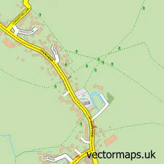 Street map sample of Slimbridge, Gloucestershire