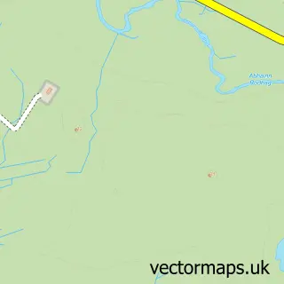 Street map sample of Snaoiseabhal, Western Isles