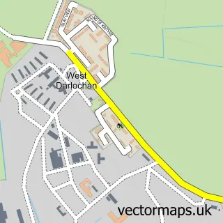 Street map sample of Sound of Kintyre, Argyll and Bute