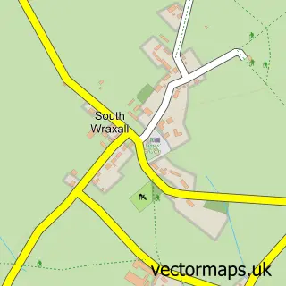 Street map sample of South Wraxall, Wiltshire
