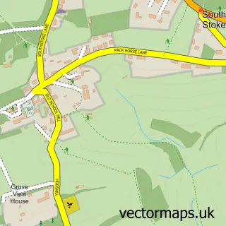 Street map sample of Southstoke, Somerset