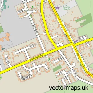 Street map sample of Sowerby, North Yorkshire