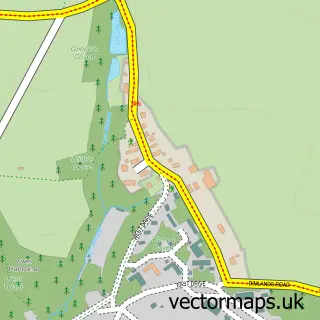 Street map sample of St Donats, South Glamorgan