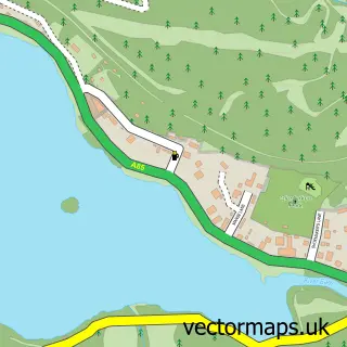 Street map sample of St Fillans, Perth and Kinross