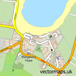 Street map sample of St Margaret's Hope, Orkney