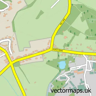 Street map sample of Steep, Hampshire
