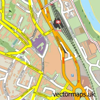 Street map sample of Stirling, Stirling and Falkirk