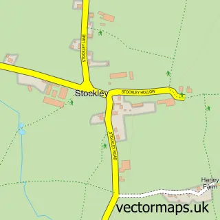 Street map sample of Stockley, Wiltshire