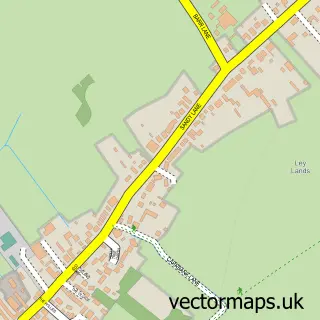 Street map sample of Stockton on the Forest, North Yorkshire