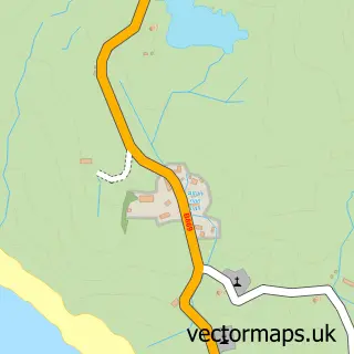 Street map sample of Stoer, Sutherland