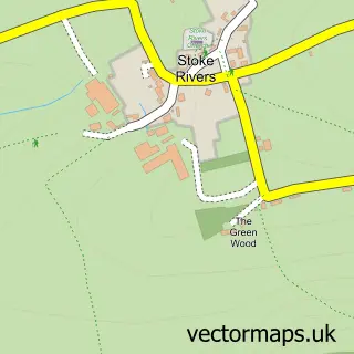 Street map sample of Stoke Rivers, Devon