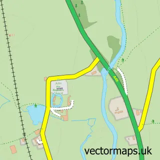 Street map sample of Stokesay, Shropshire