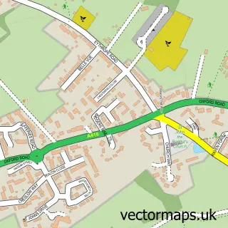 Street map sample of Stone, Buckinghamshire