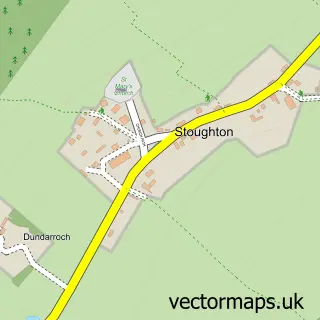Street map sample of Stoughton, West Sussex