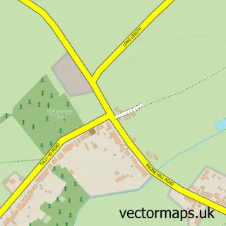 Street map sample of Stubbs Cross, Kent