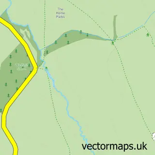 Street map sample of Sudeley, Gloucestershire
