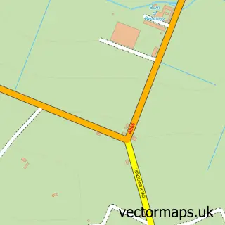 Street map sample of Swannay, Orkney