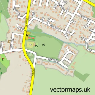 Street map sample of Swarland, Northumberland