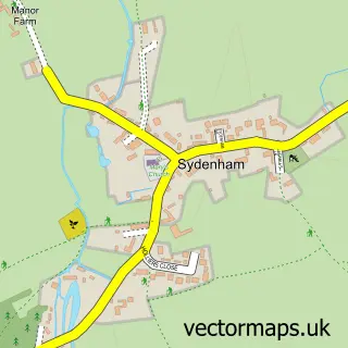 Street map sample of Sydenham, Oxfordshire