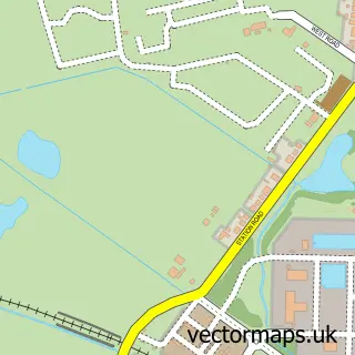 Street map sample of Talacre, Clwyd