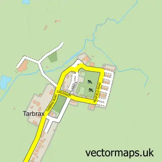 Street map sample of Tarbrax, Lanarkshire