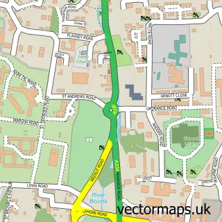 Street map sample of Tidworth, Wiltshire