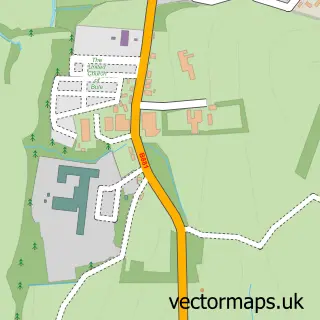 Street map sample of Townhead, Argyll and Bute