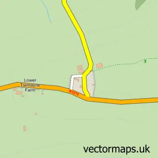 Street map sample of Tremayne, Cornwall