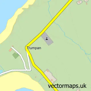 Street map sample of Trumpan, Ross and Cromarty