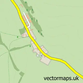 Street map sample of Turnworth, Dorset