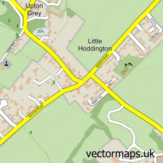 Street map sample of Upton Grey, Hampshire