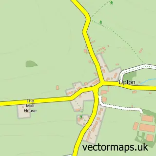 Street map sample of Upton, Hampshire