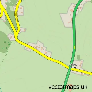 Street map sample of Viney, Gloucestershire