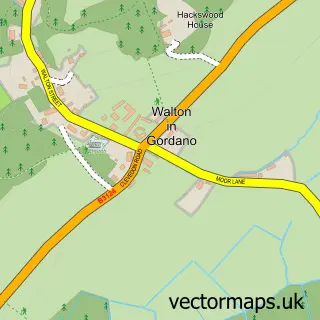 Street map sample of Walton in Gordano, Somerset