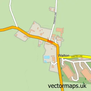 Street map sample of Walton, Shropshire