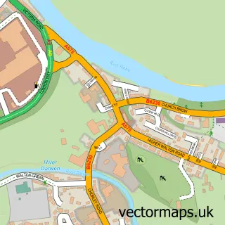 Street map sample of Walton-le-Dale, Lancashire
