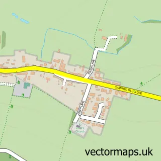Street map sample of Welburn, North Yorkshire