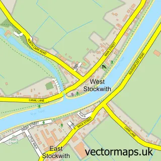 Street map sample of West Stockwith, Nottinghamshire