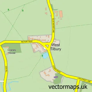 Street map sample of West Tilbury, Essex