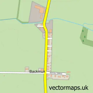Street map sample of Westhall Terrace, Angus