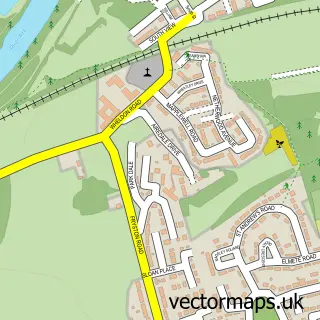 Street map sample of Wheldon, West Yorkshire