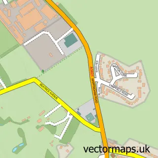 Street map sample of Whippingham, Isle of Wight