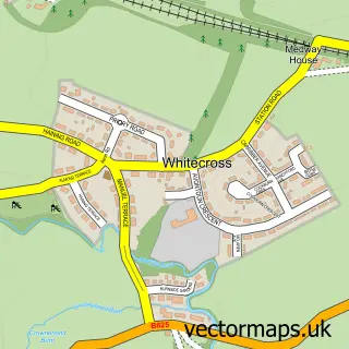 Street map sample of Whitecross, Stirling and Falkirk