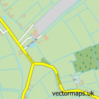 Street map sample of Whitson, Gwent