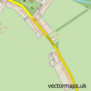 Street map sample of Whittlesford, Cambridgeshire