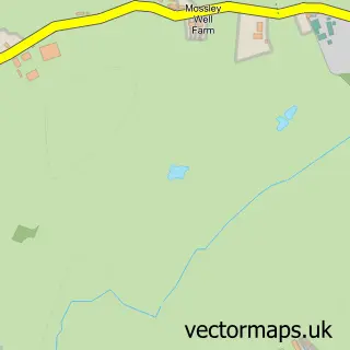 Street map sample of Whixall, Shropshire