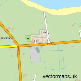 Street map sample of Whome, Orkney