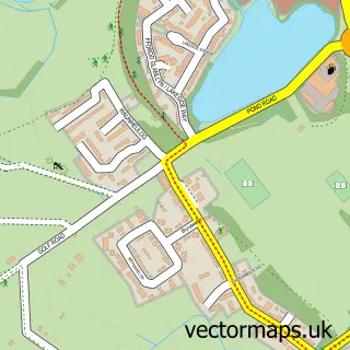 Street map sample of Winchestown, Gwent