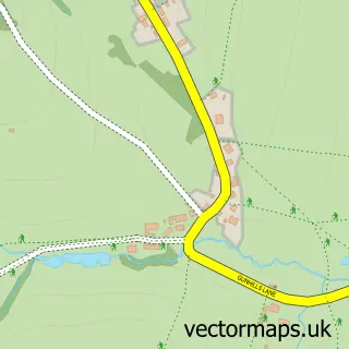 Street map sample of Windley, Derbyshire
